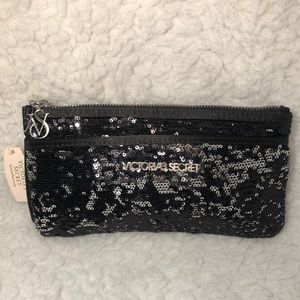 NWT Victoria’s Secret Sequin Cosmetic Bag